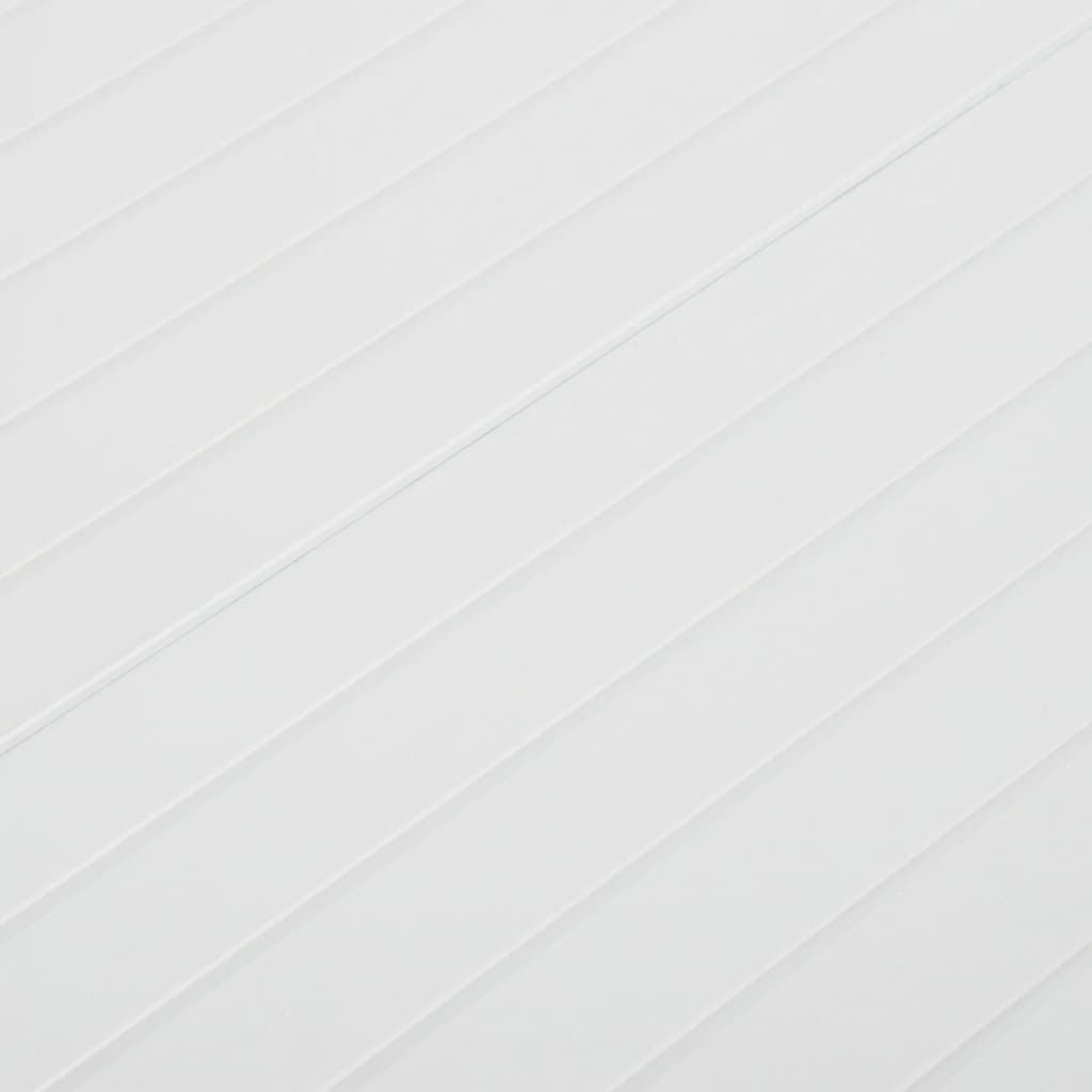 vidaXL Masă de grădină, alb, 150x90x72 cm, PP
