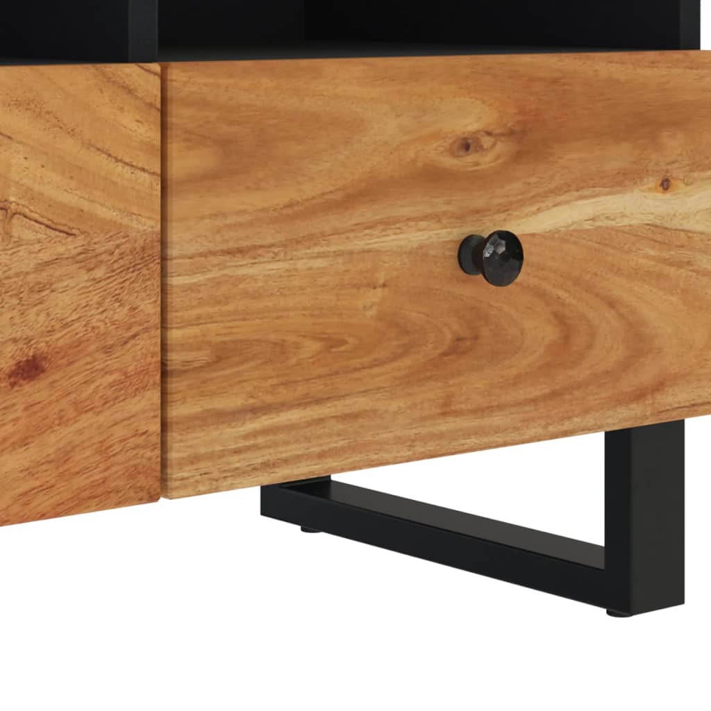 vidaXL Comodă TV, 70x33x46 cm, lemn masiv de acacia