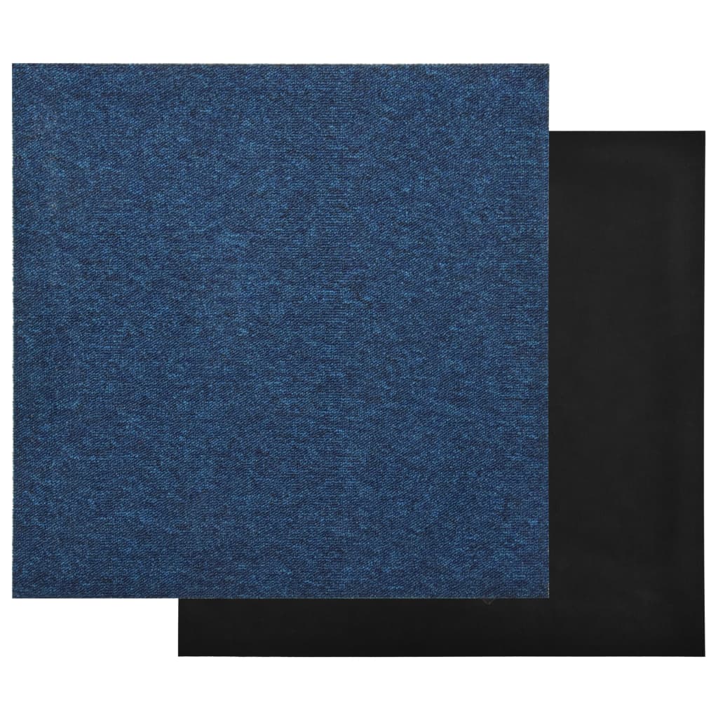 vidaXL Plăci de pardoseală, 20 buc., albastru închis, 50 x 50 cm, 5 m²