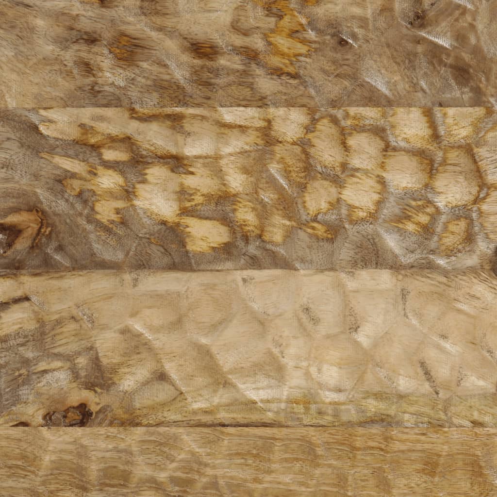 vidaXL Dulapuri laterale, 2 buc., 60x33x75 cm, lemn masiv de mango