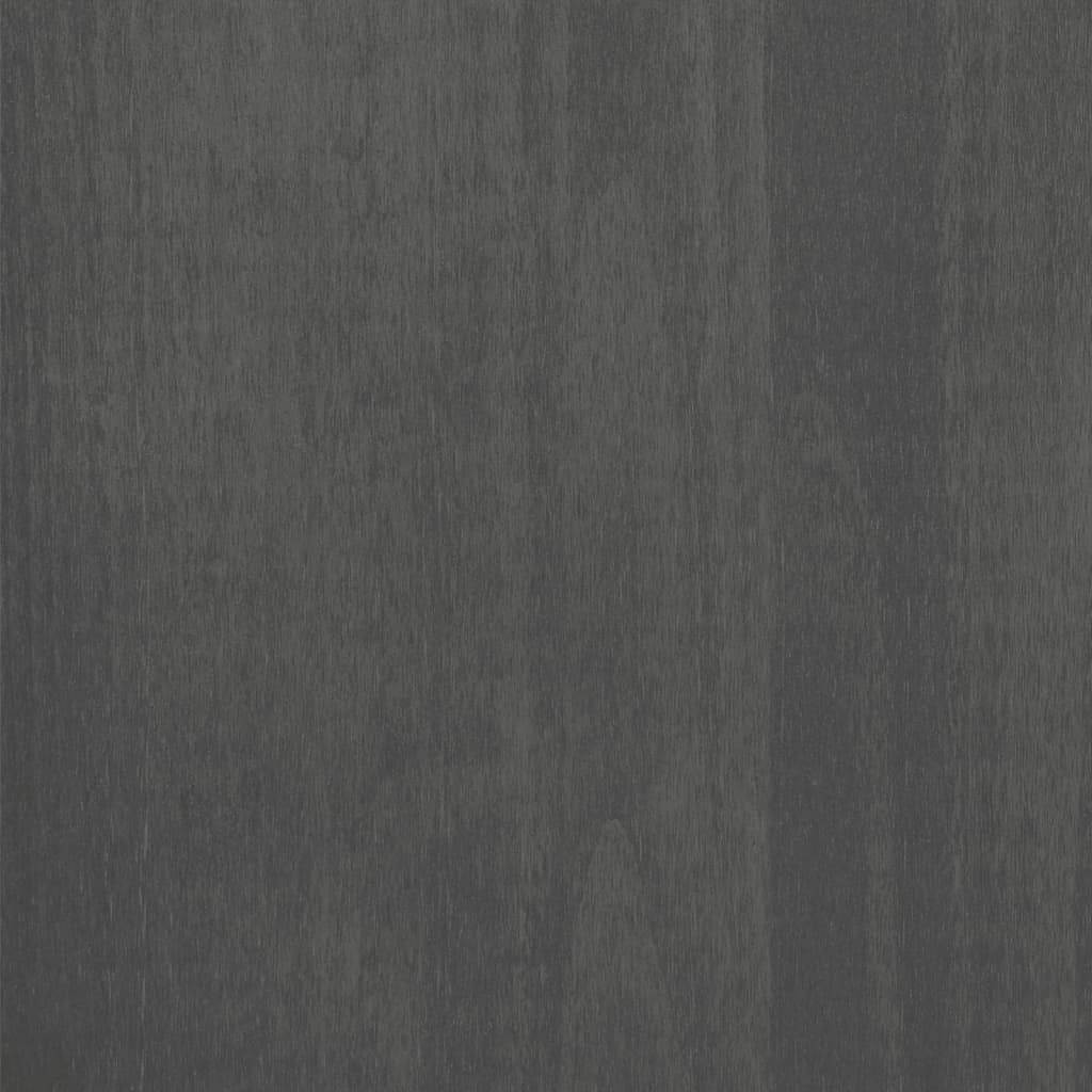 vidaXL Dulap haine „HAMAR” gri închis 89x50x180 cm, lemn masiv de pin