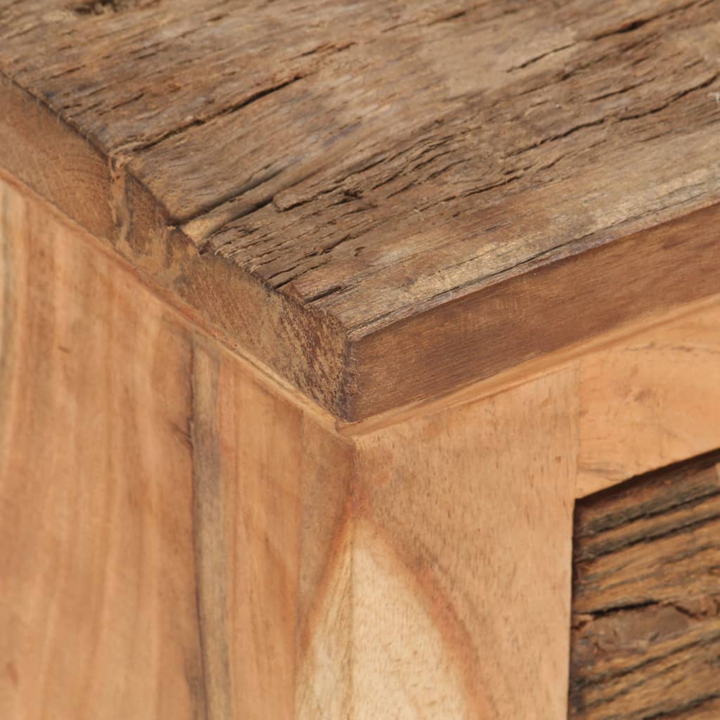 vidaXL Dulap, 60 x 33 x 75 cm, lemn masiv de acacia/lemn reciclat