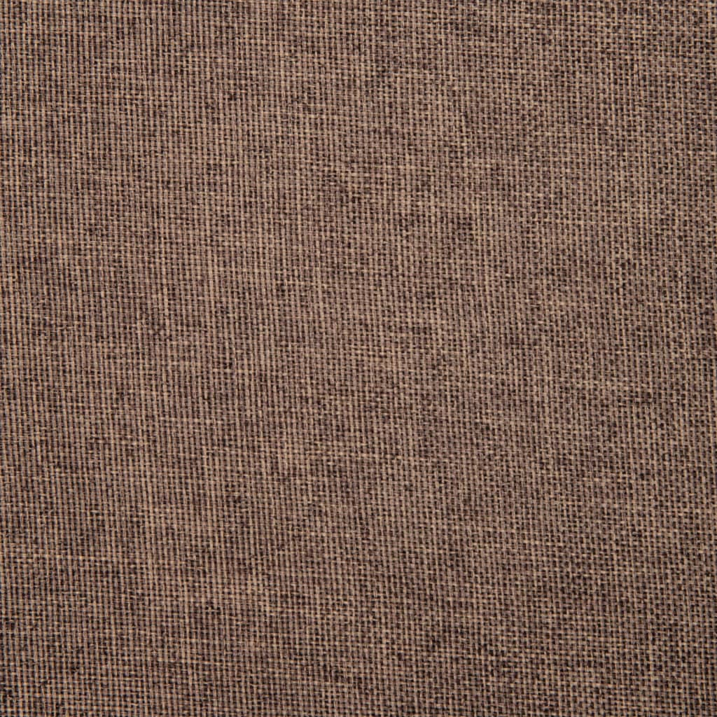 vidaXL Scaun de birou pivotant, maro, material textil