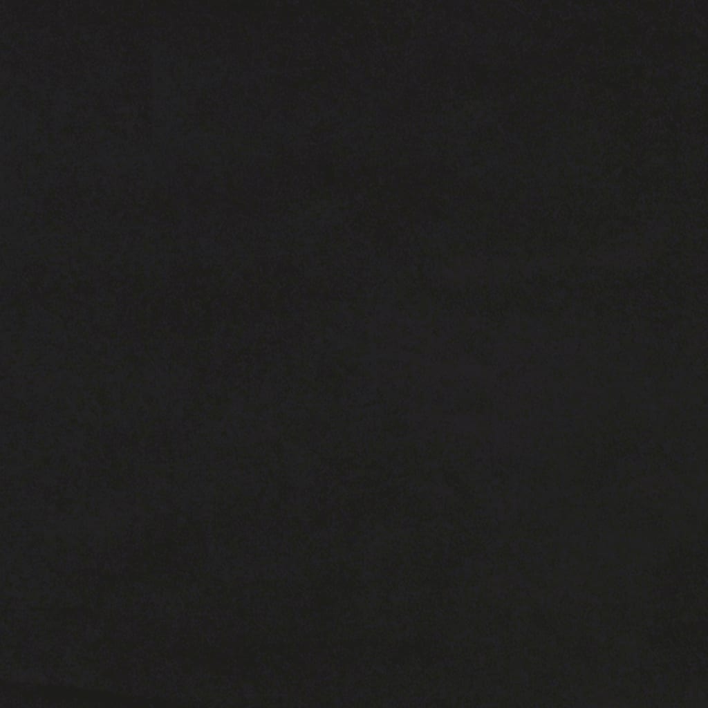 vidaXL Pat de zi cu extensie, negru, 90x190 cm, catifea