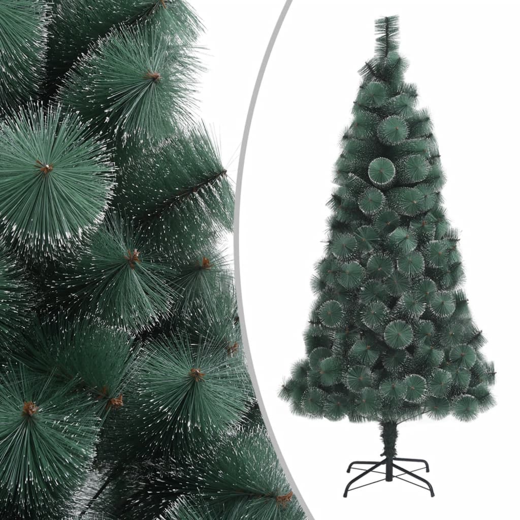 vidaXL Brad de Crăciun artificial cu suport, verde, 150 cm, PET