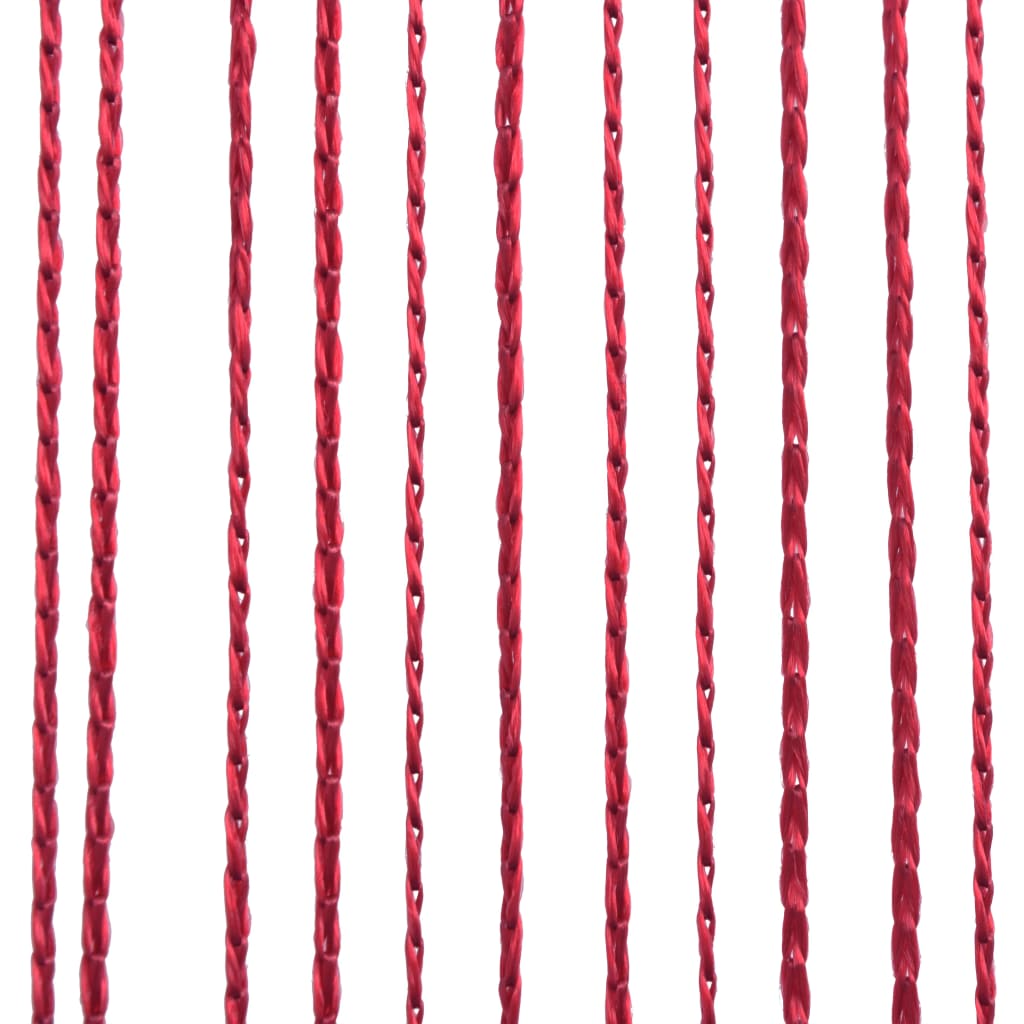 vidaXL Draperii cu franjuri, 2 buc., 140 x 250 cm, roșu burgund