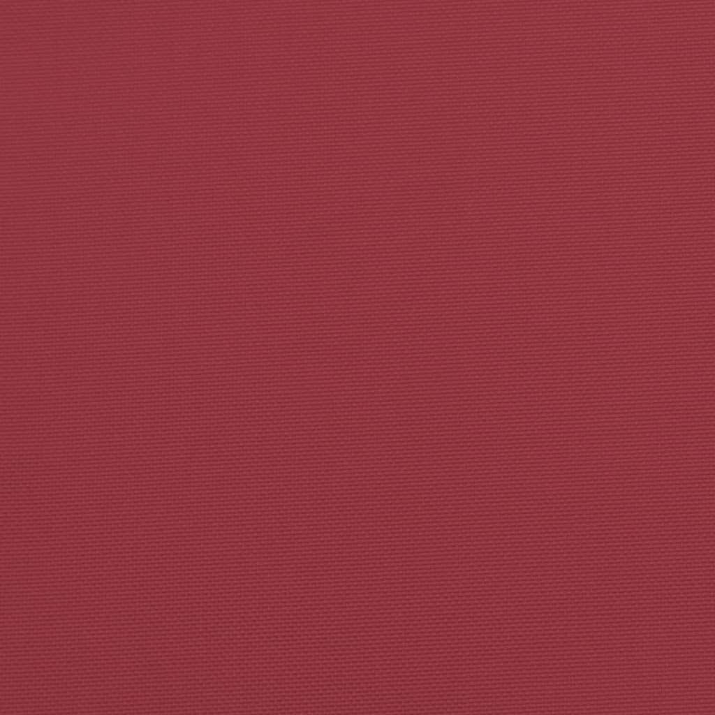 vidaXL Pernă pentru paleți, roșu vin, 60 x 60 x 12 cm, țesătură