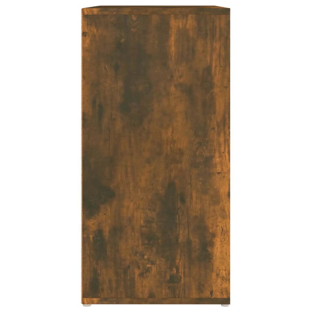 vidaXL Pantofar, stejar fumuriu, 60x35x70 cm, lemn prelucrat