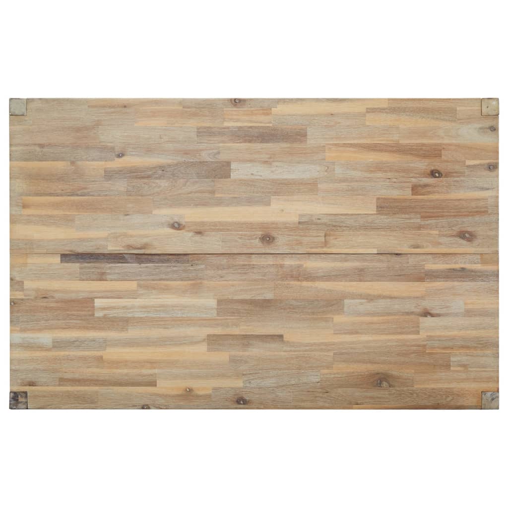 vidaXL Masă de bucătărie, 120x70x75 cm, lemn masiv de acacia