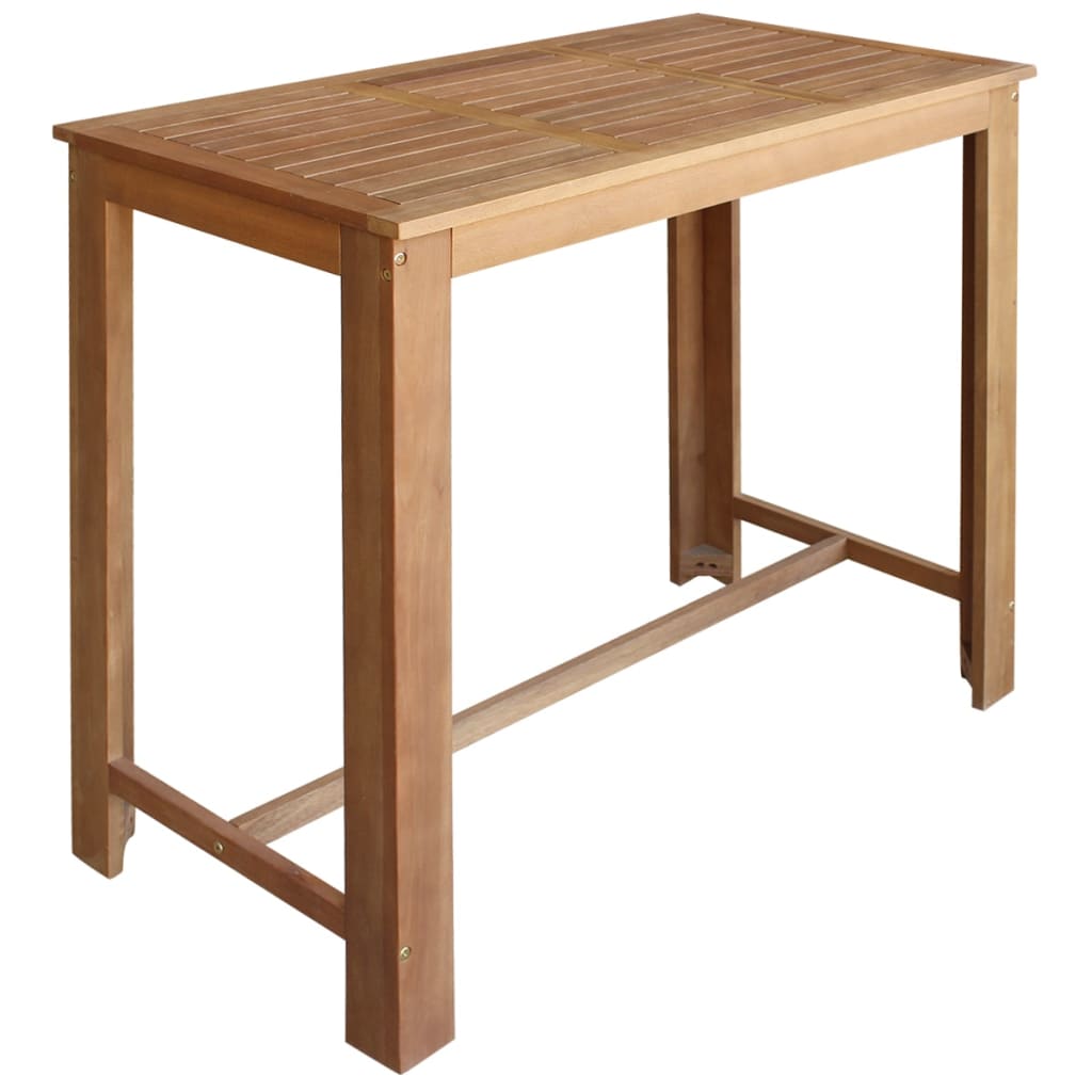 vidaXL Set masă și scaune de bar, 5 piese, lemn masiv de acacia