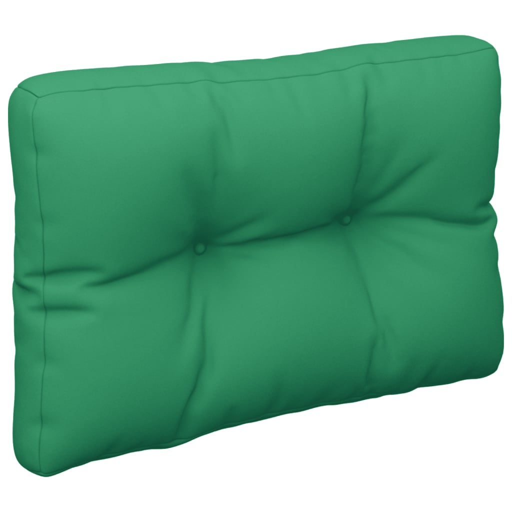 vidaXL Pernă de paleți, verde, 60x40x12 cm, material textil