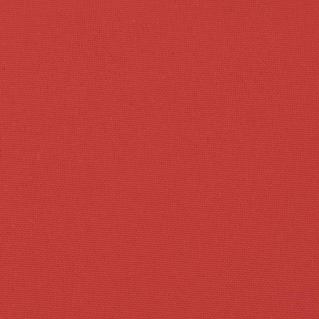 vidaXL Pernă de paleți, roșu, 60x60x12 cm, material textil
