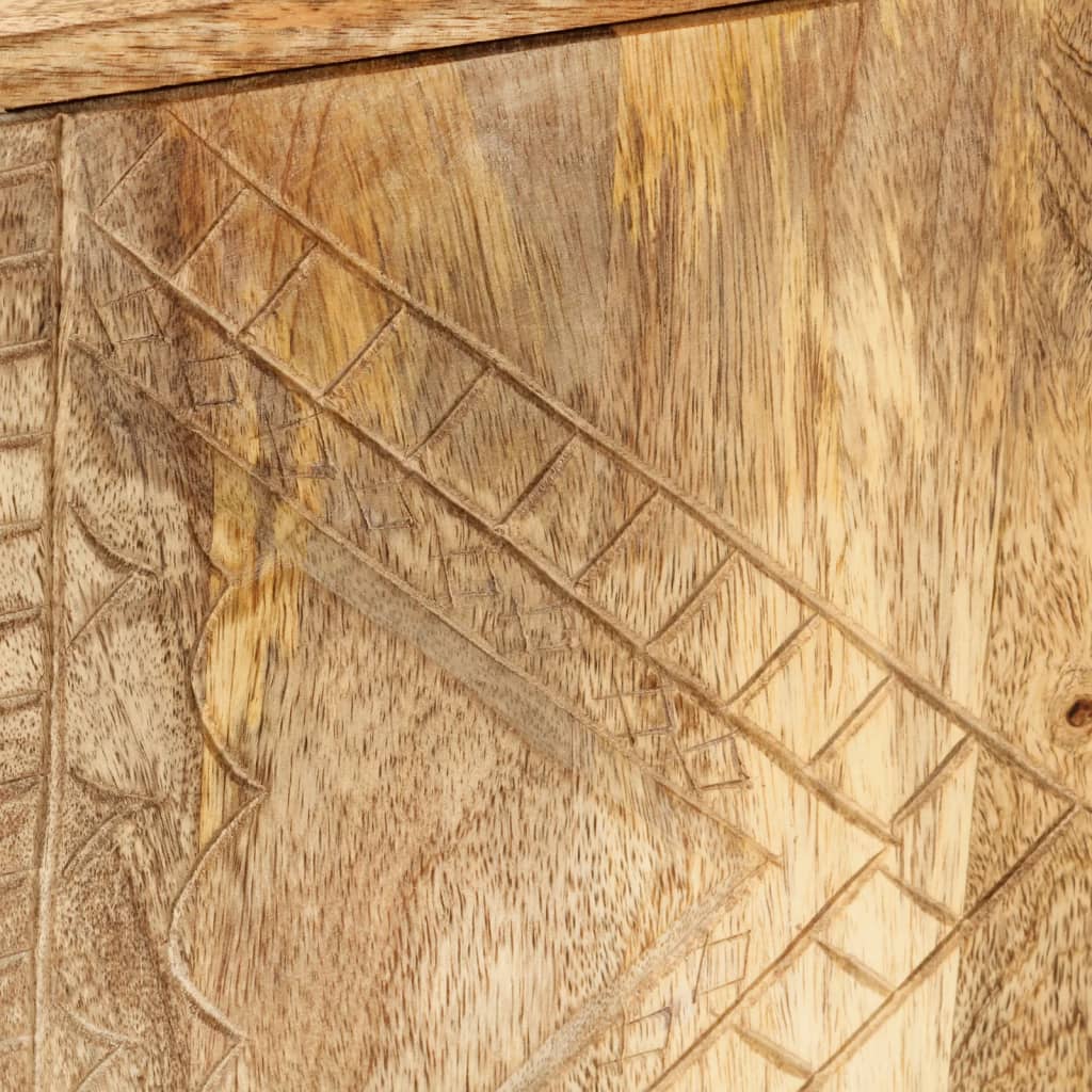 vidaXL Servantă din lemn masiv de mango, 110 x 30 x 60 cm