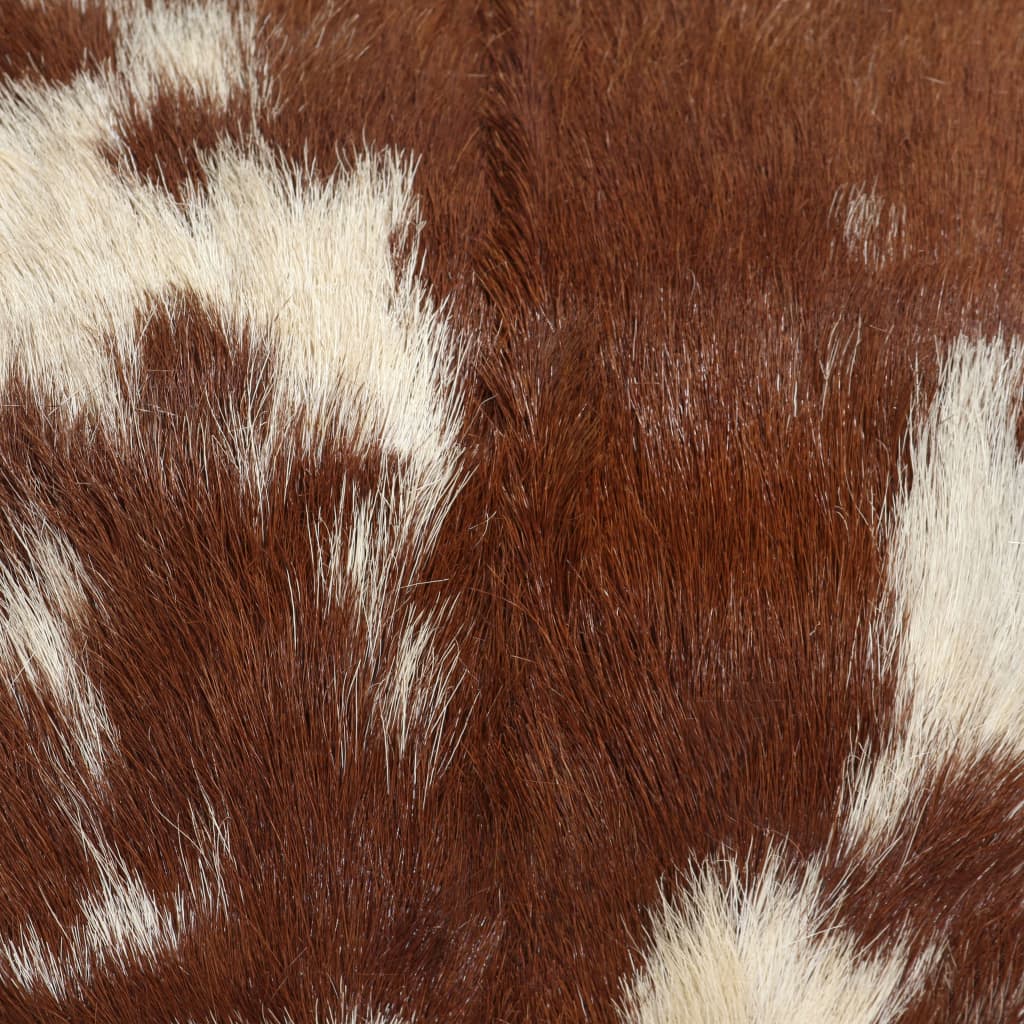 vidaXL Taburet, 40x30x45 cm, piele naturală de capră