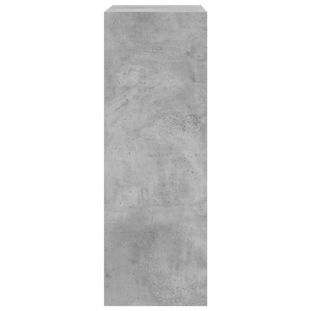 vidaXL Pantofar, gri beton, 60x34x96,5 cm, lemn compozit