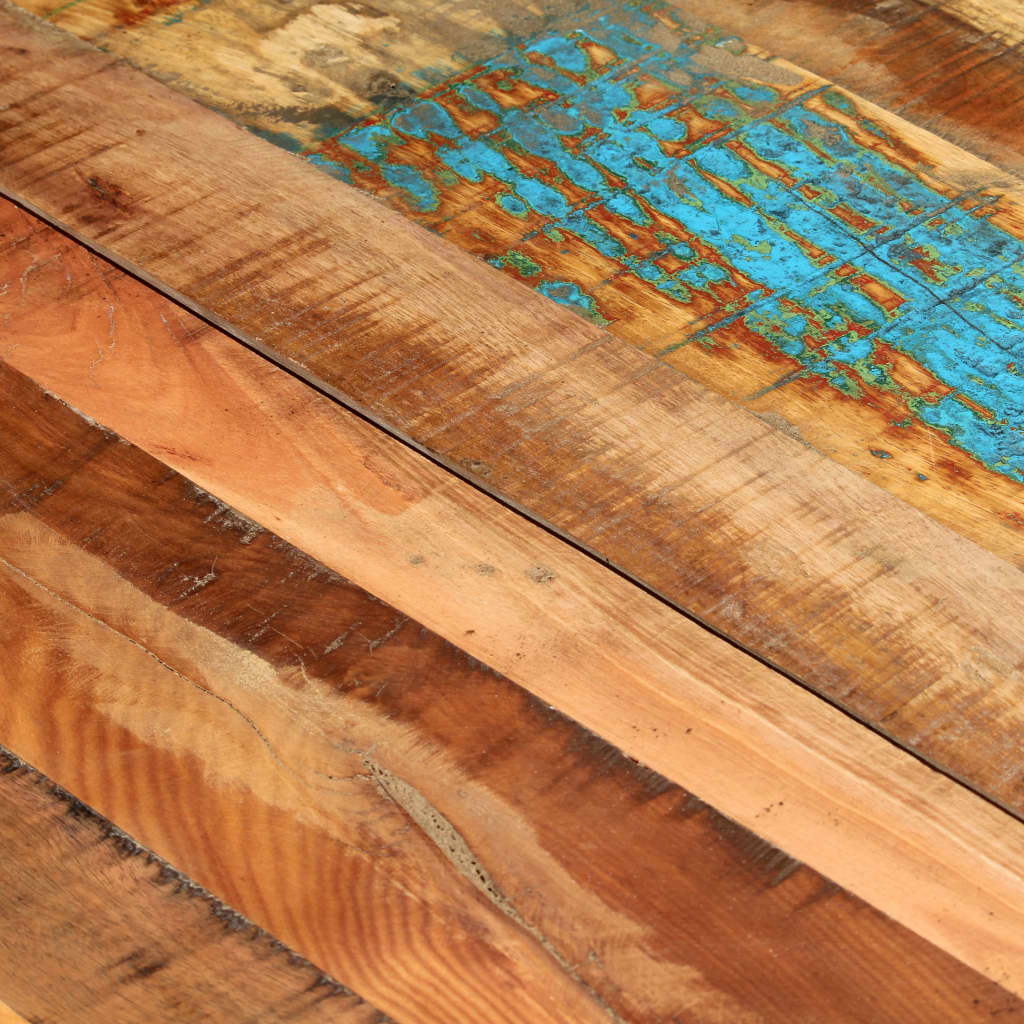 vidaXL Masă de bucătărie, 118 x 60 x 76 cm, lemn masiv reciclat