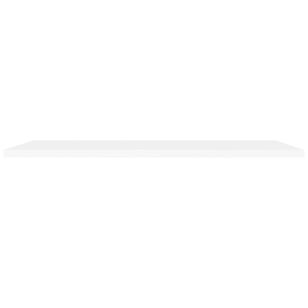 vidaXL Raft de perete suspendat, alb, 120x23,5x3,8 cm, MDF