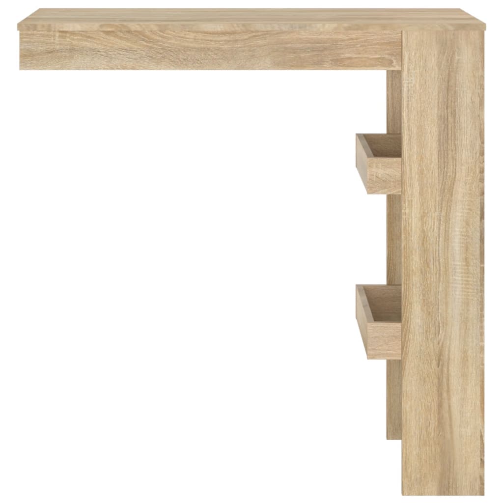 vidaXL Masă bar de perete stejar sonoma 102x45x103,5 cm lemn compozit