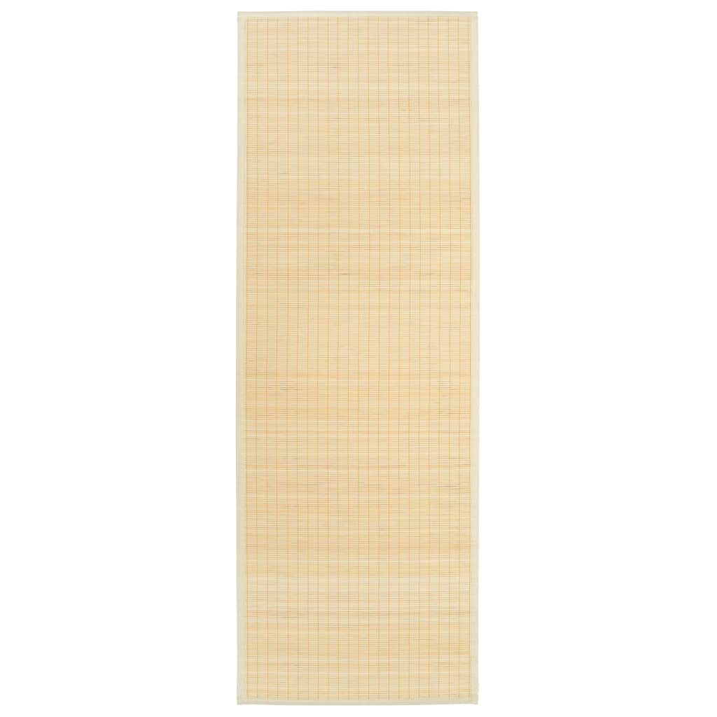 vidaXL Covoraș de yoga, bambus, culoare naturală, 60 x 180 cm
