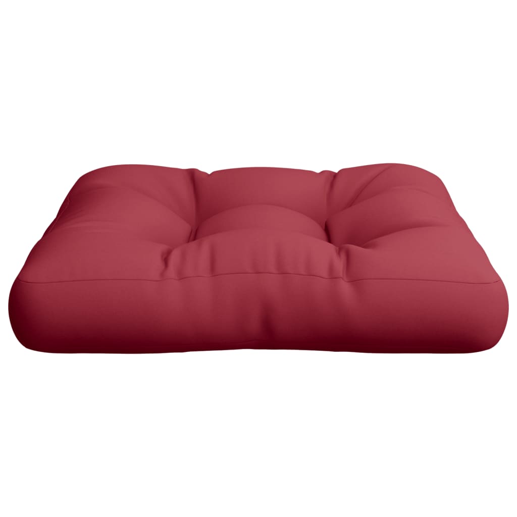 vidaXL Pernă de scaun tapițată, 60x60x10 cm, roșu vin