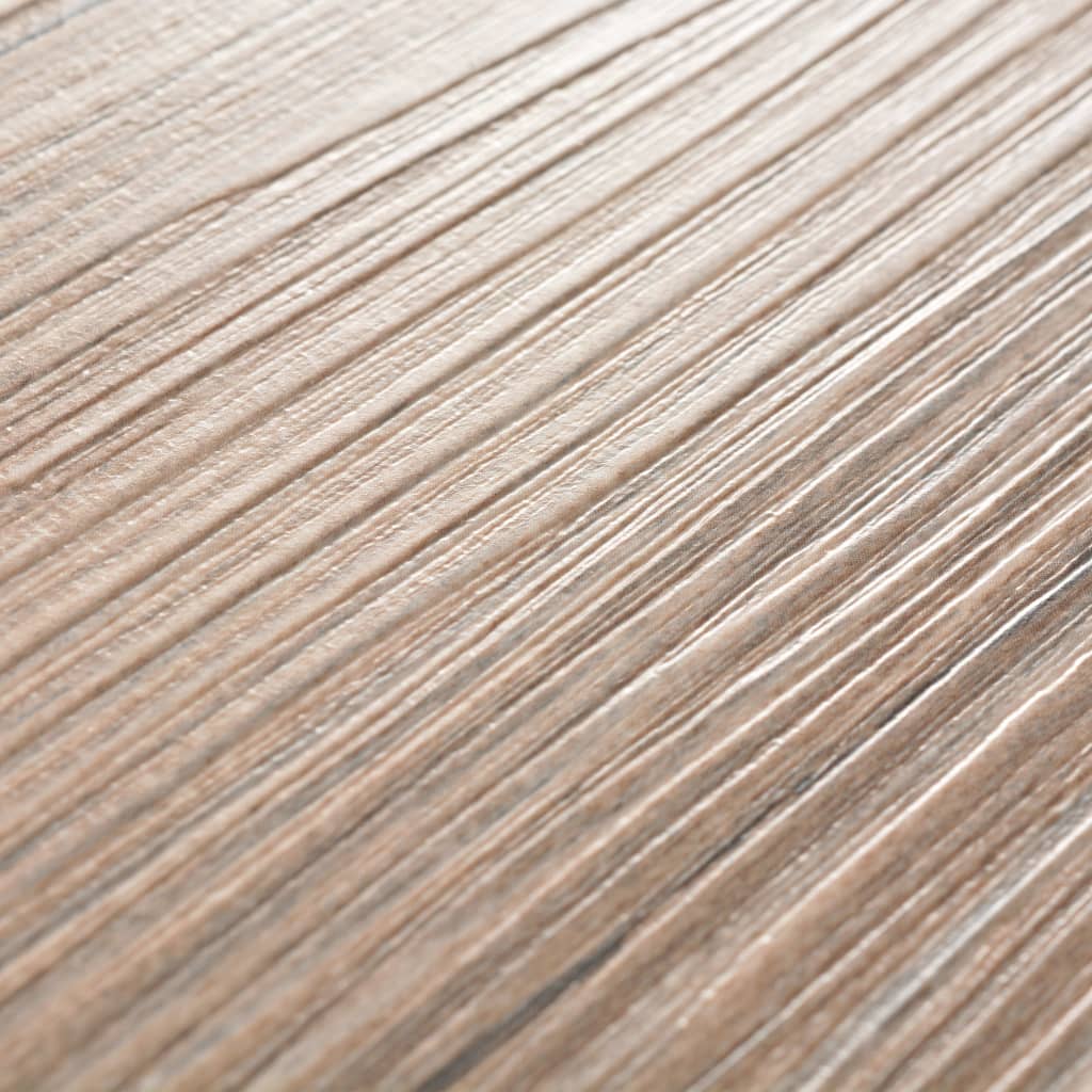 vidaXL Plăci de pardoseală, stejar maro, 5,26 m², 2 mm, PVC
