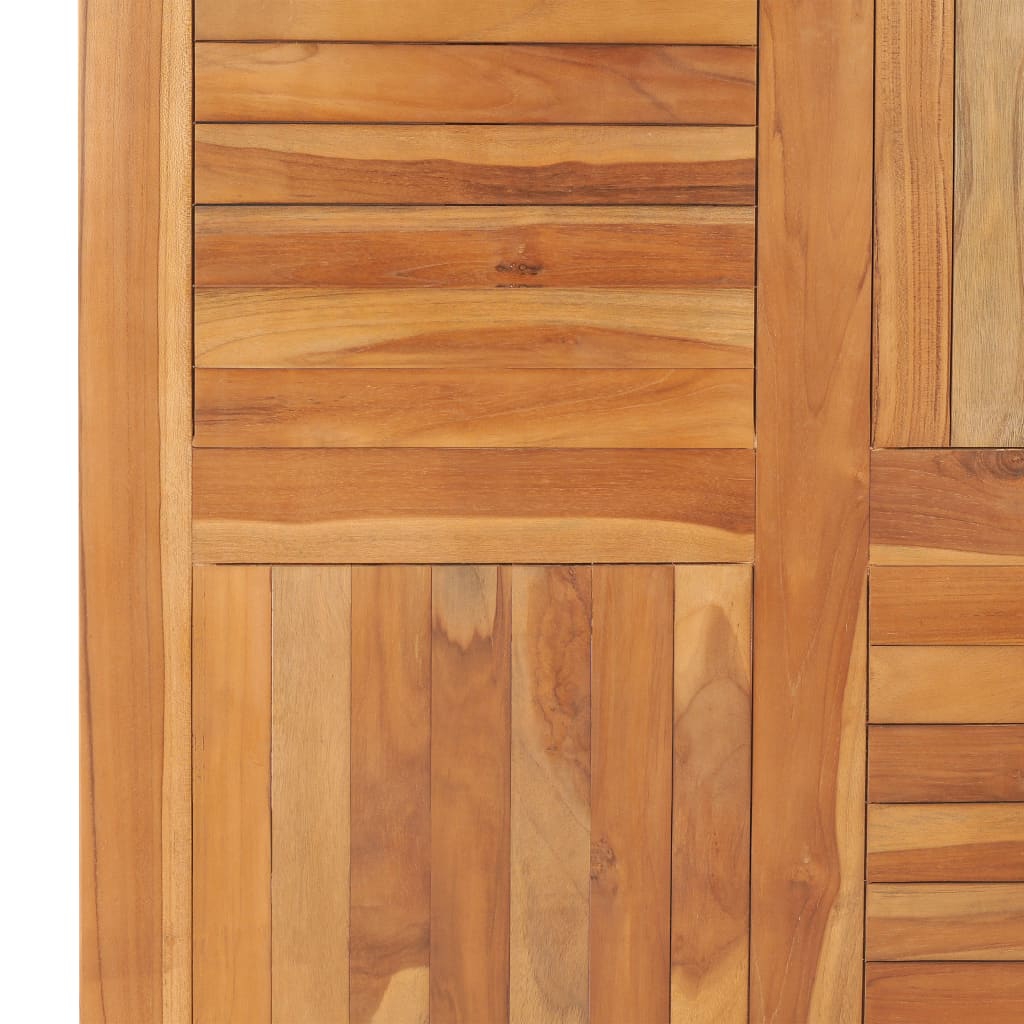 vidaXL Blat de masă pătrată, 90 x 90 x 2,5 cm, lemn masiv de tec