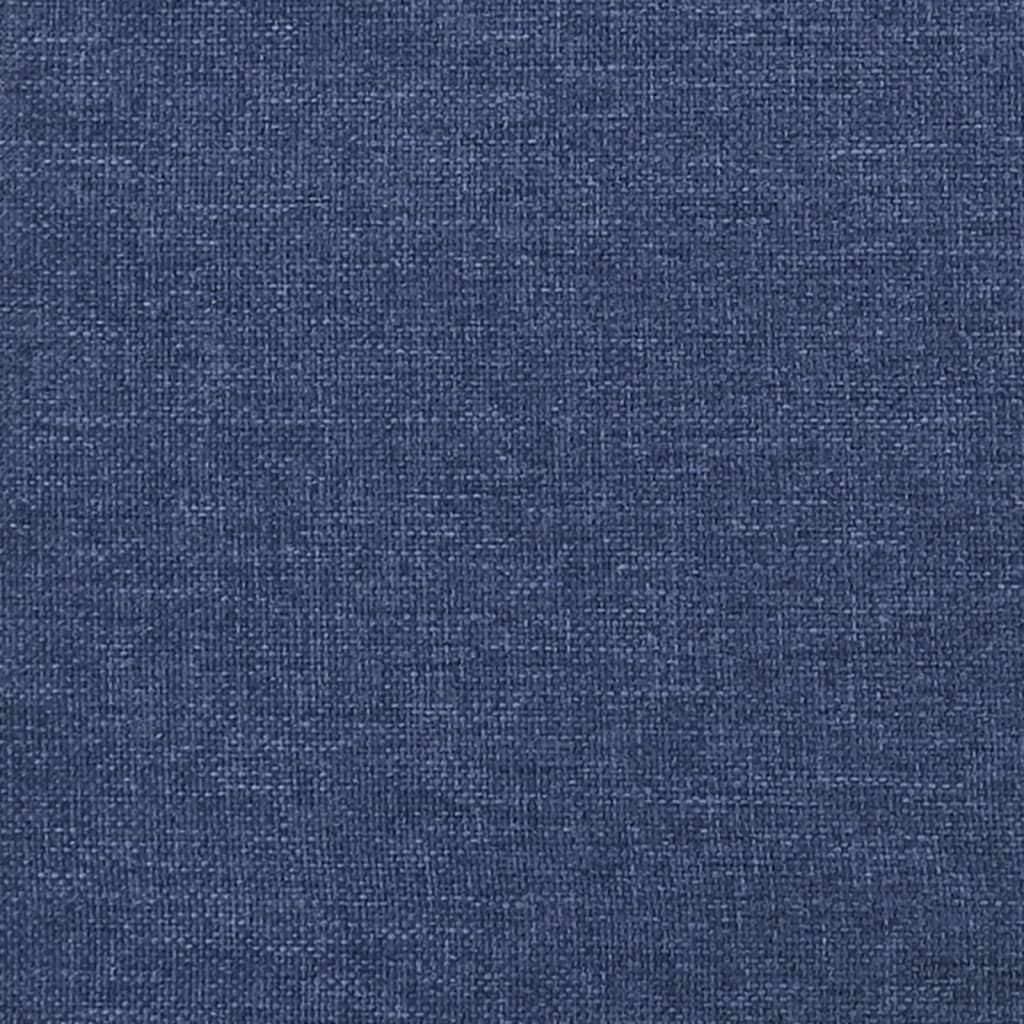vidaXL Taburet, albastru,78x56x32 cm, material textil
