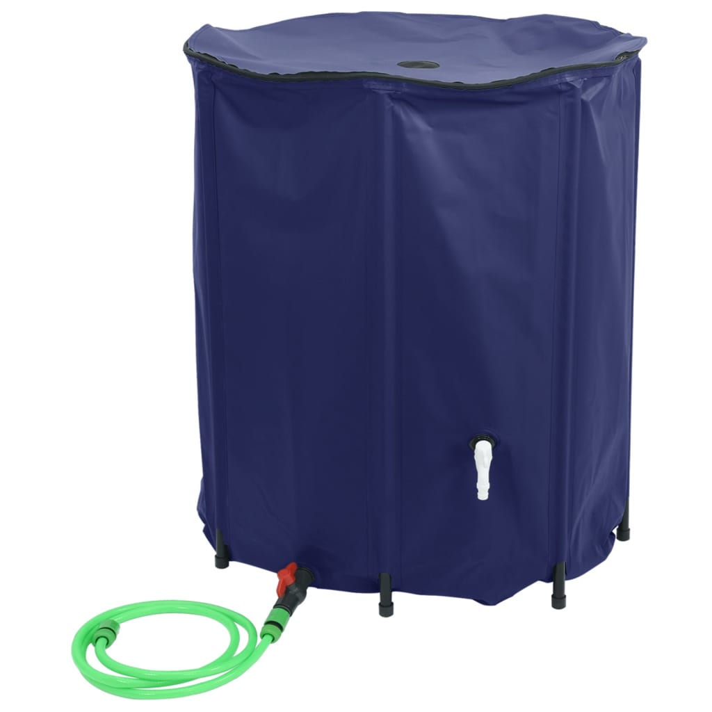 vidaXL Rezervor de apă cu robinet, pliabil, 1250 L, PVC