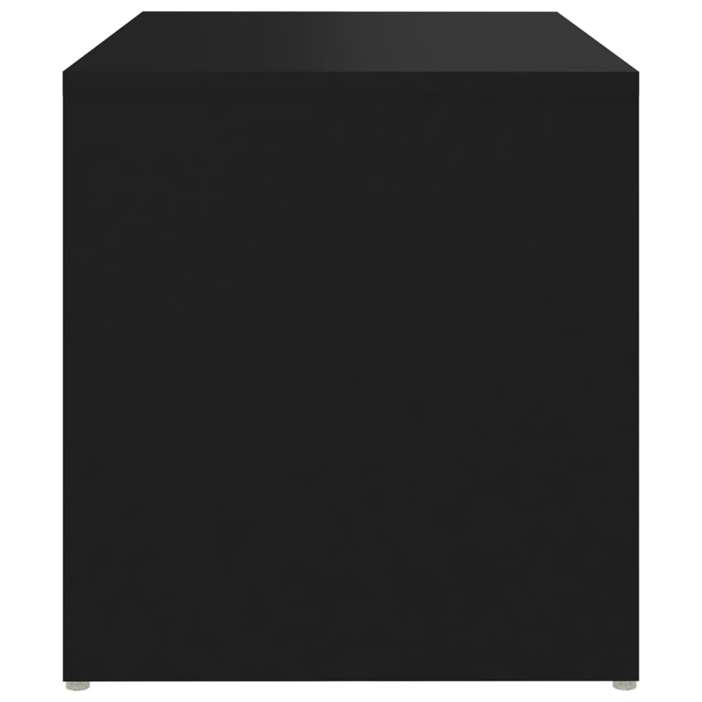 vidaXL Masă laterală, negru, 59x36x38 cm, PAL