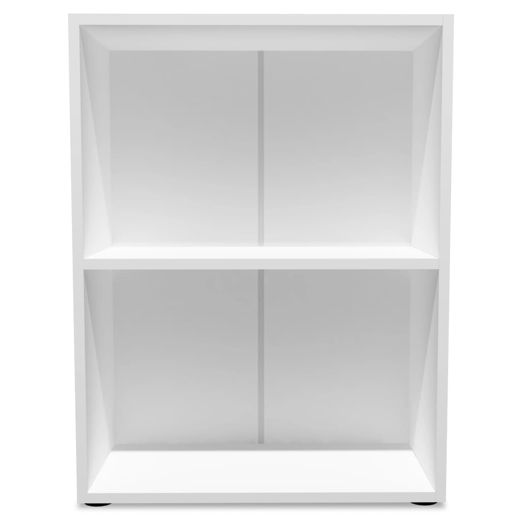 vidaXL Raft pentru cărți, alb, 60x31x78 cm, PAL