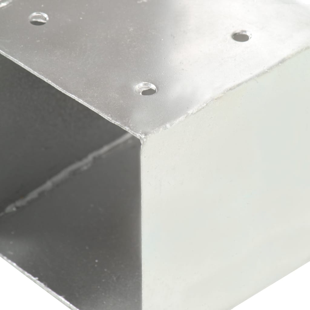 vidaXL Conectori de grindă, formă T, 4 buc, 81x81 mm, metal galvanizat