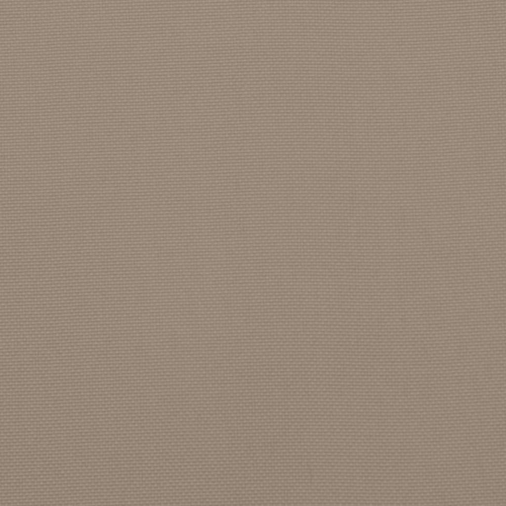 vidaXL Pernă de paleți, gri taupe, 50x40x10 cm, material textil