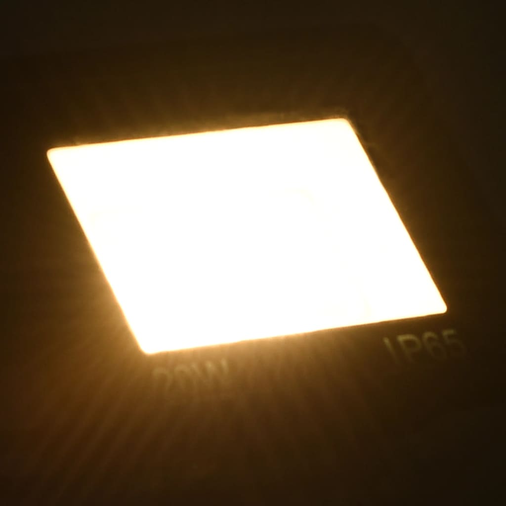 vidaXL Proiector cu LED, alb cald, 20 W