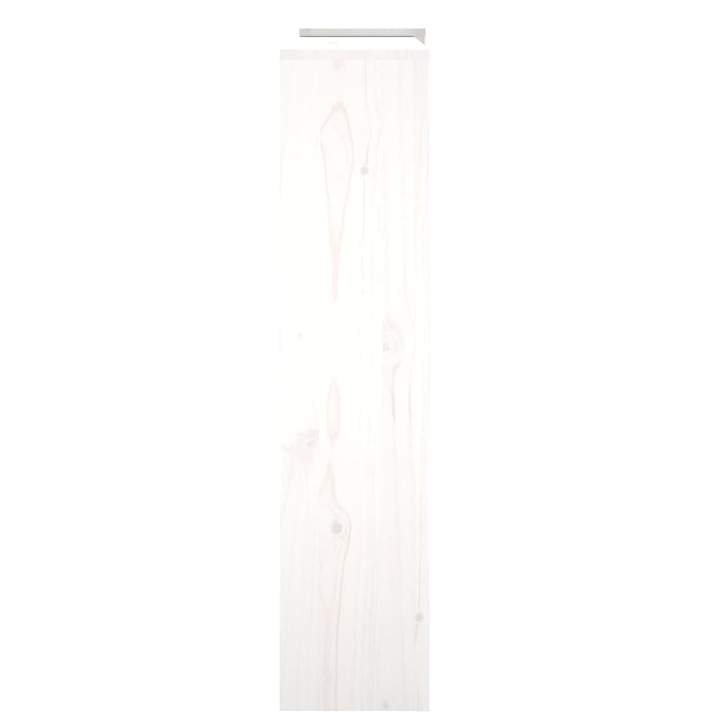 vidaXL Mască pentru calorifer, alb, 210x21x85 cm, lemn masiv de pin