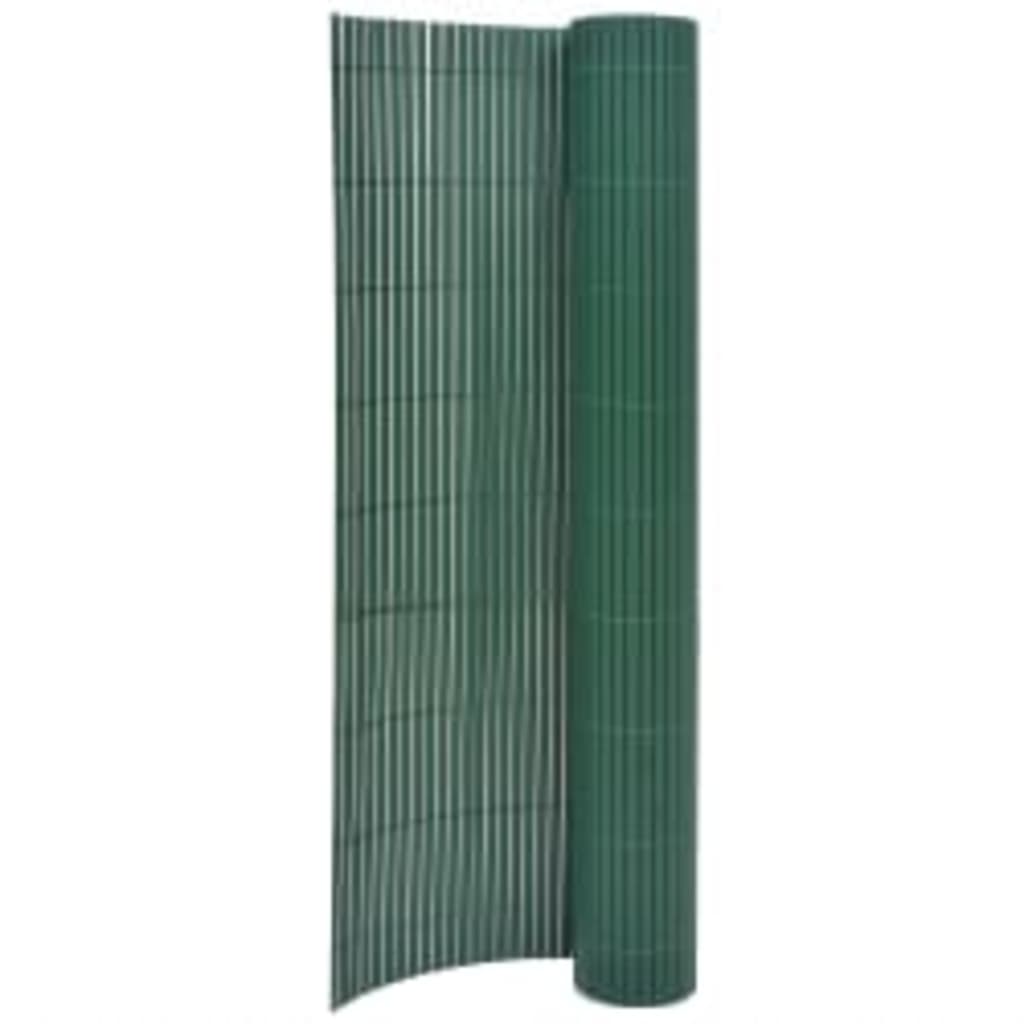 vidaXL Gard pentru grădină cu 2 fețe, verde, 110x300 cm