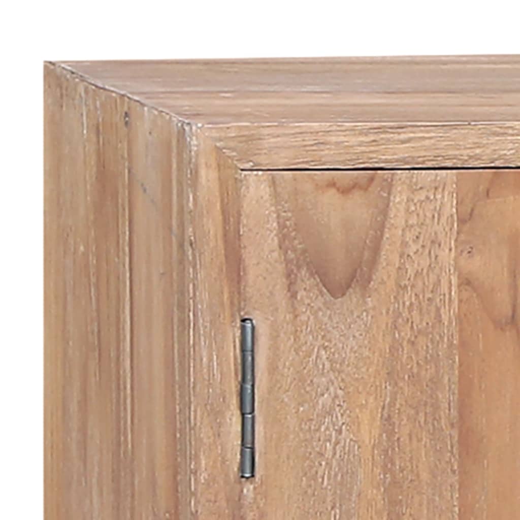 vidaXL Dulap lateral, 110x30x75 cm, lemn masiv de tec