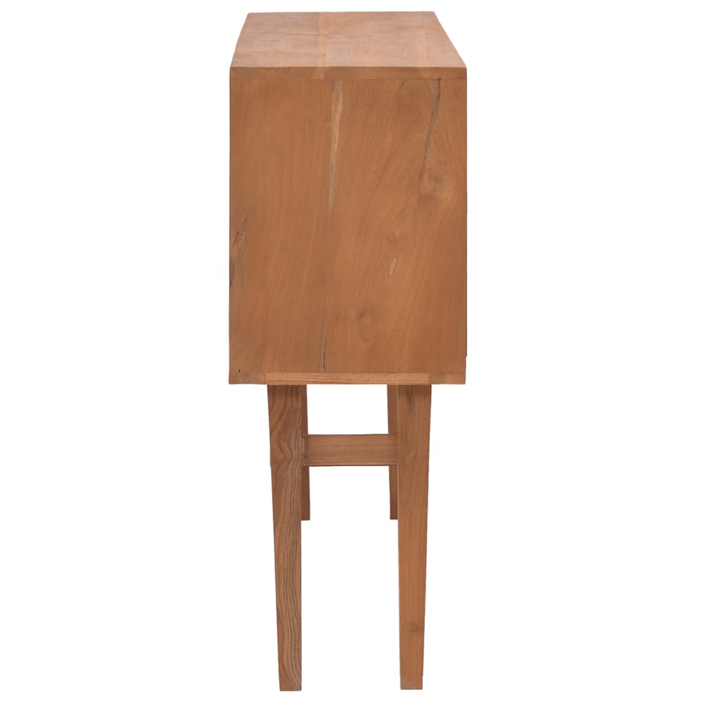 vidaXL Masă consolă, 110x30x79 cm, lemn masiv de tec