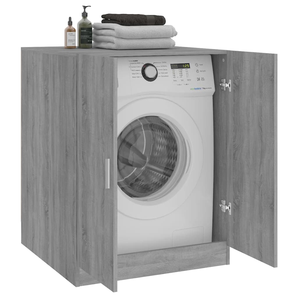 vidaXL Dulap mașină de spălat, gri sonoma, 71x71,5x91,5 cm