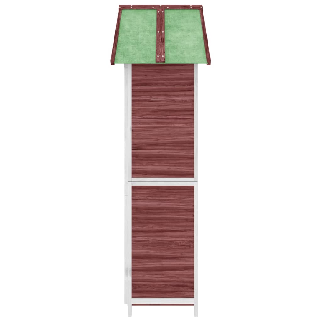 vidaXL Magazie de unelte grădină cafeniu 89x52,5x175 cm lemn masiv pin