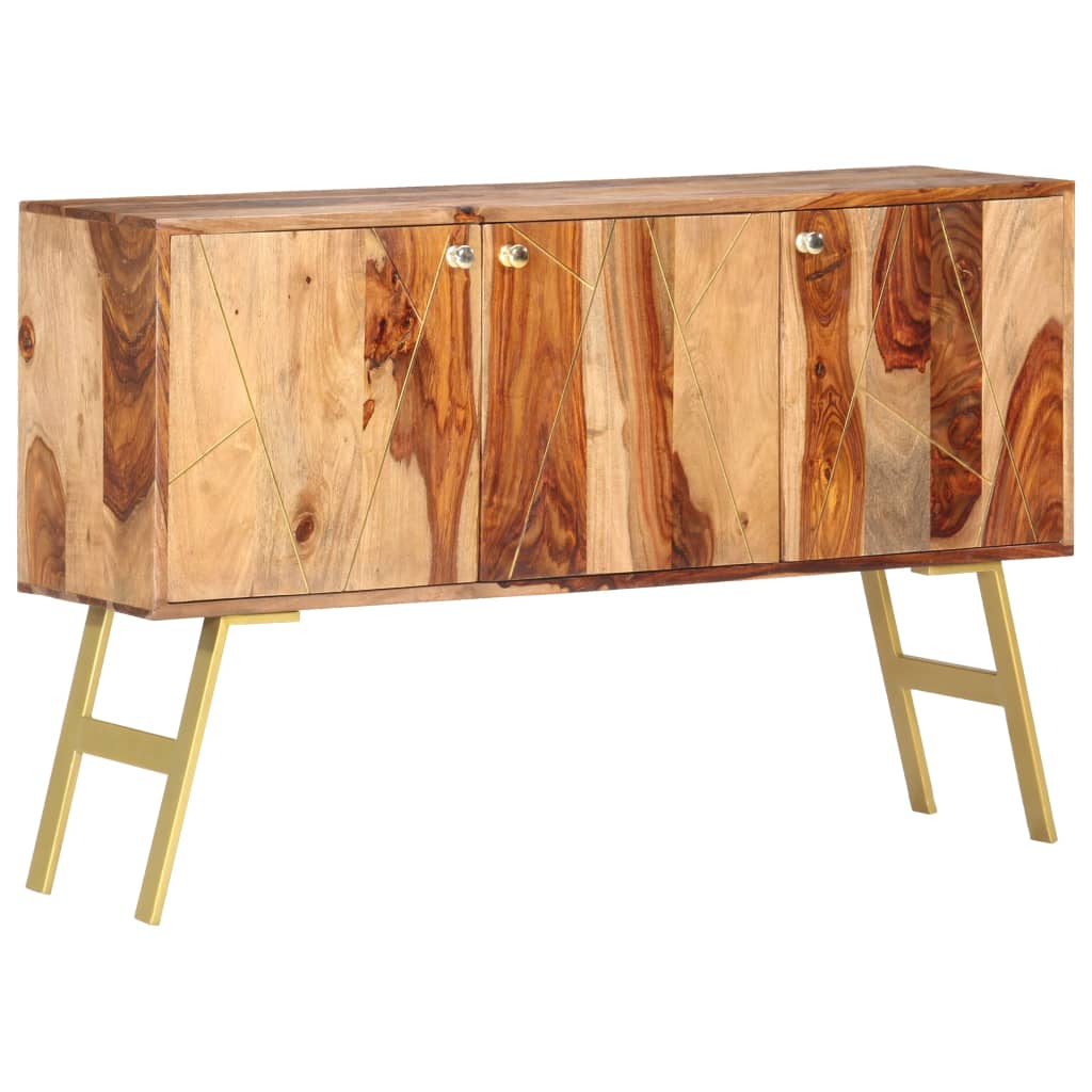 vidaXL Servantă, 118 x 30 x 75 cm, lemn masiv de sheesham