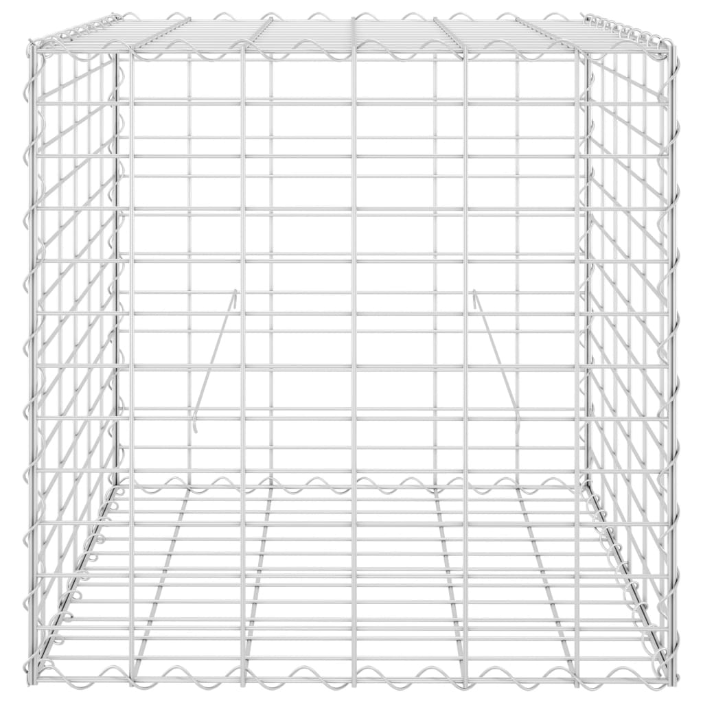vidaXL Strat înălțat cub gabion, 60 x 60 x 60 cm, sârmă de oțel