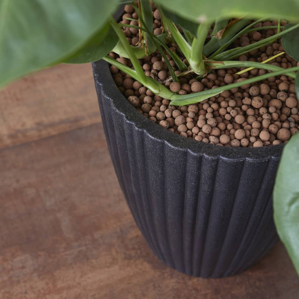 Capi Vas de plante Urban Tube, negru, 40x40 cm, conic, KBLT801
