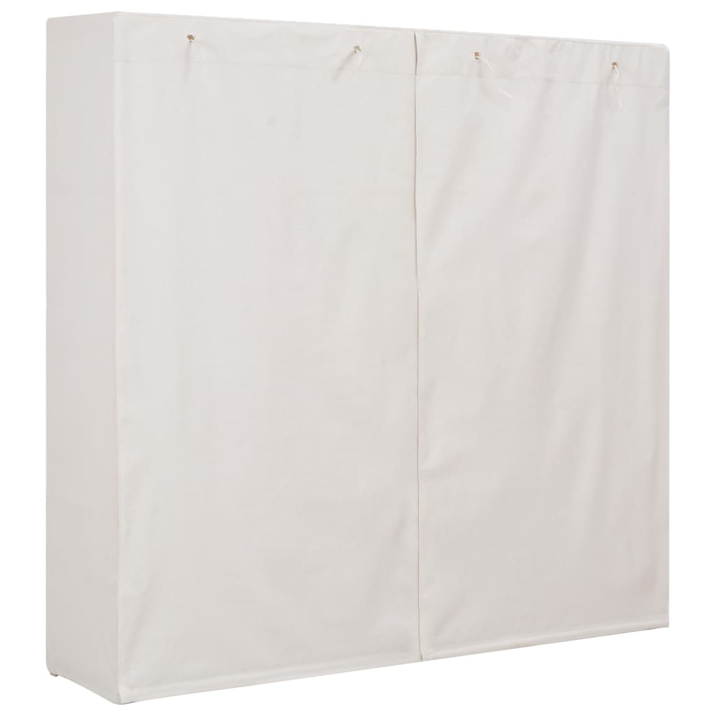 vidaXL Șifonier, alb, 173x40x170 cm, material textil