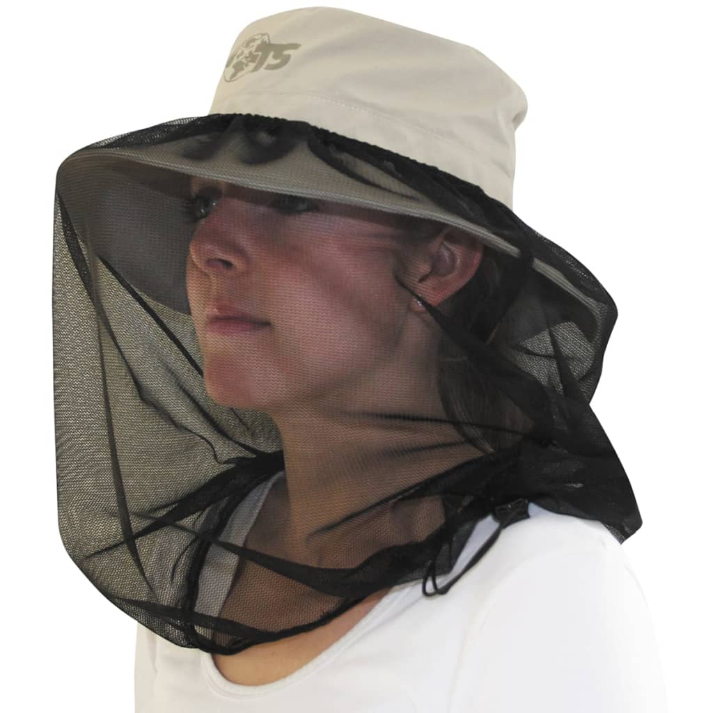 Travelsafe Pălărie de soare protecție contra țânțarilor bej UPF 50+