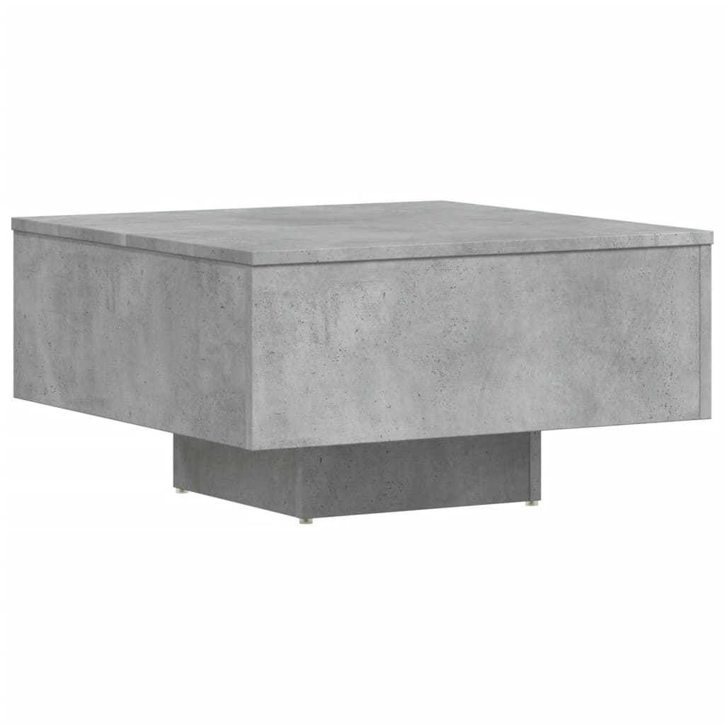 vidaXL Măsuță de cafea, gri beton, 60x60x31,5 cm, PAL