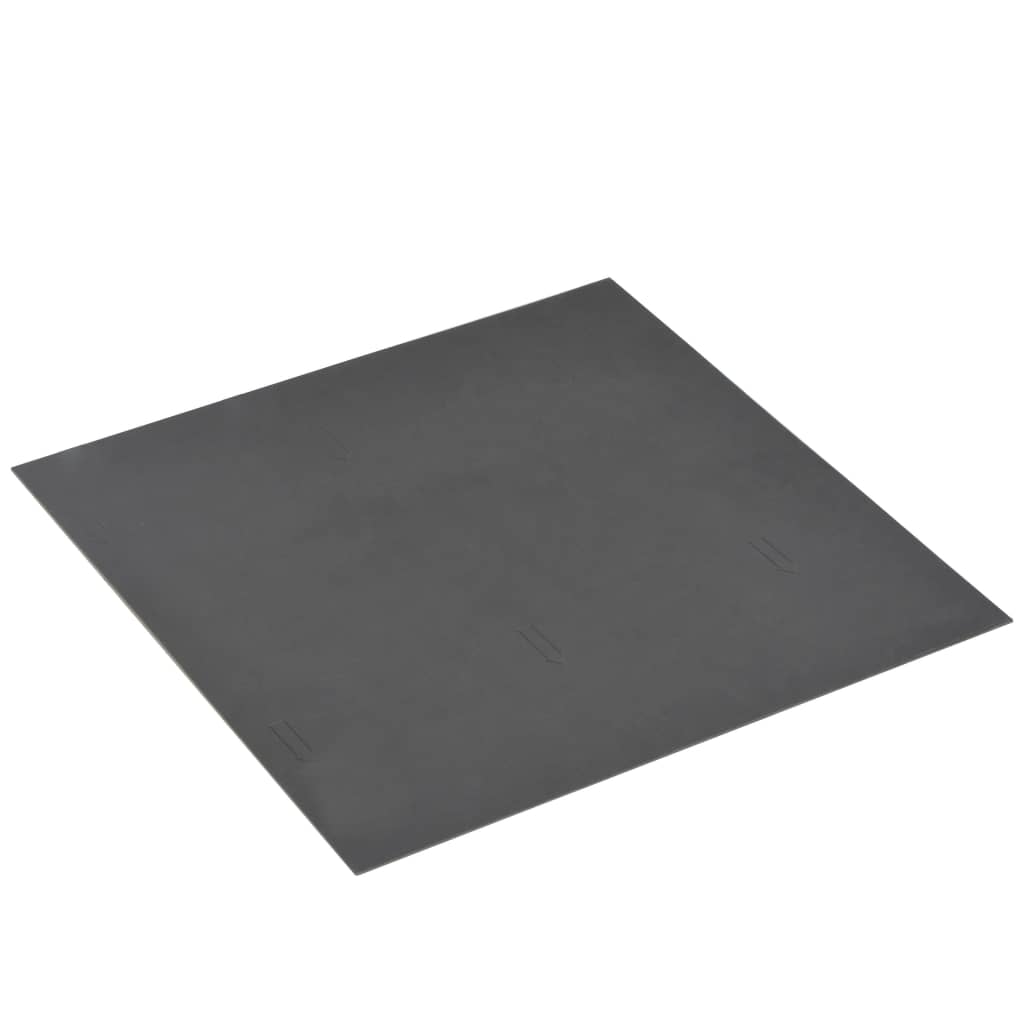 vidaXL Plăci de pardoseală autoadezive, negru marmură, 5,11 m², PVC