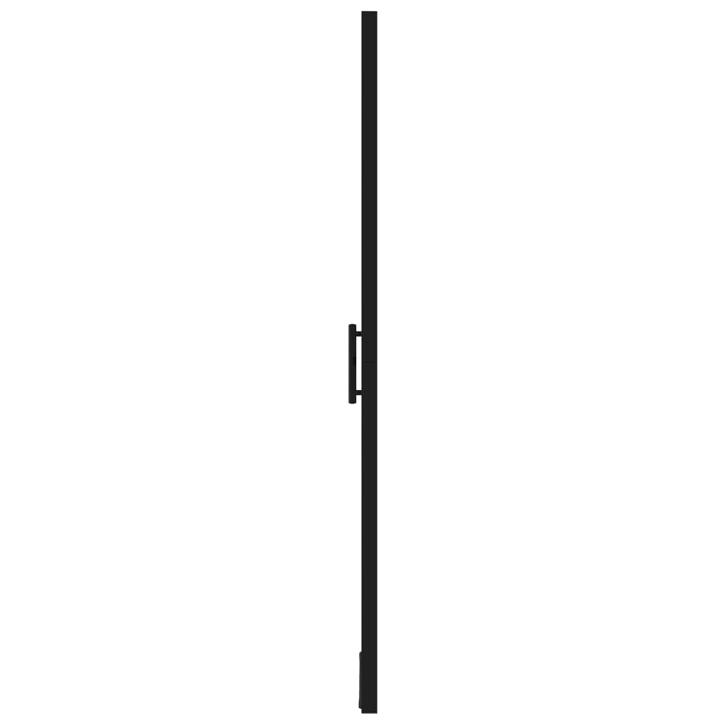 vidaXL Ușă de duș, negru, 100 x 178 cm, sticlă securizată