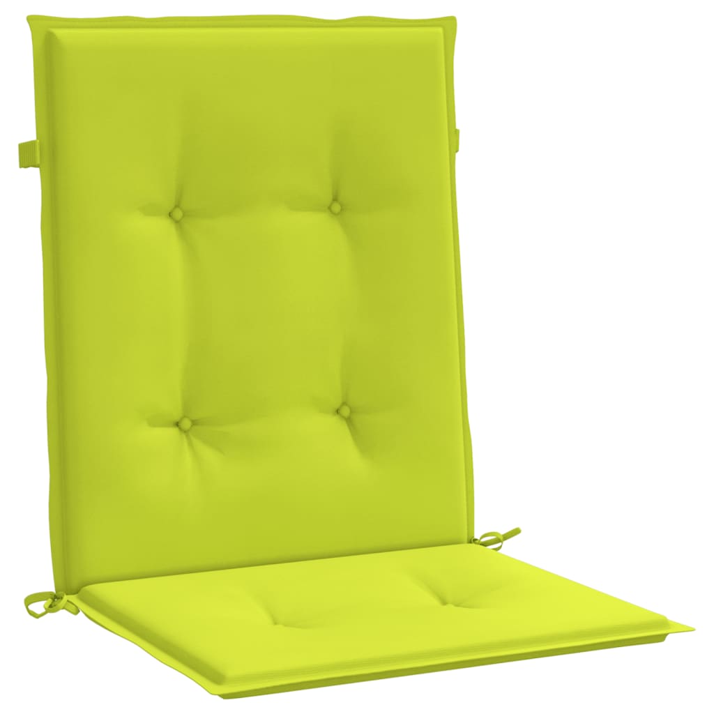 vidaXL Perne cu spătar mic, 4 buc., verde, 100x50x3 cm, textil oxford
