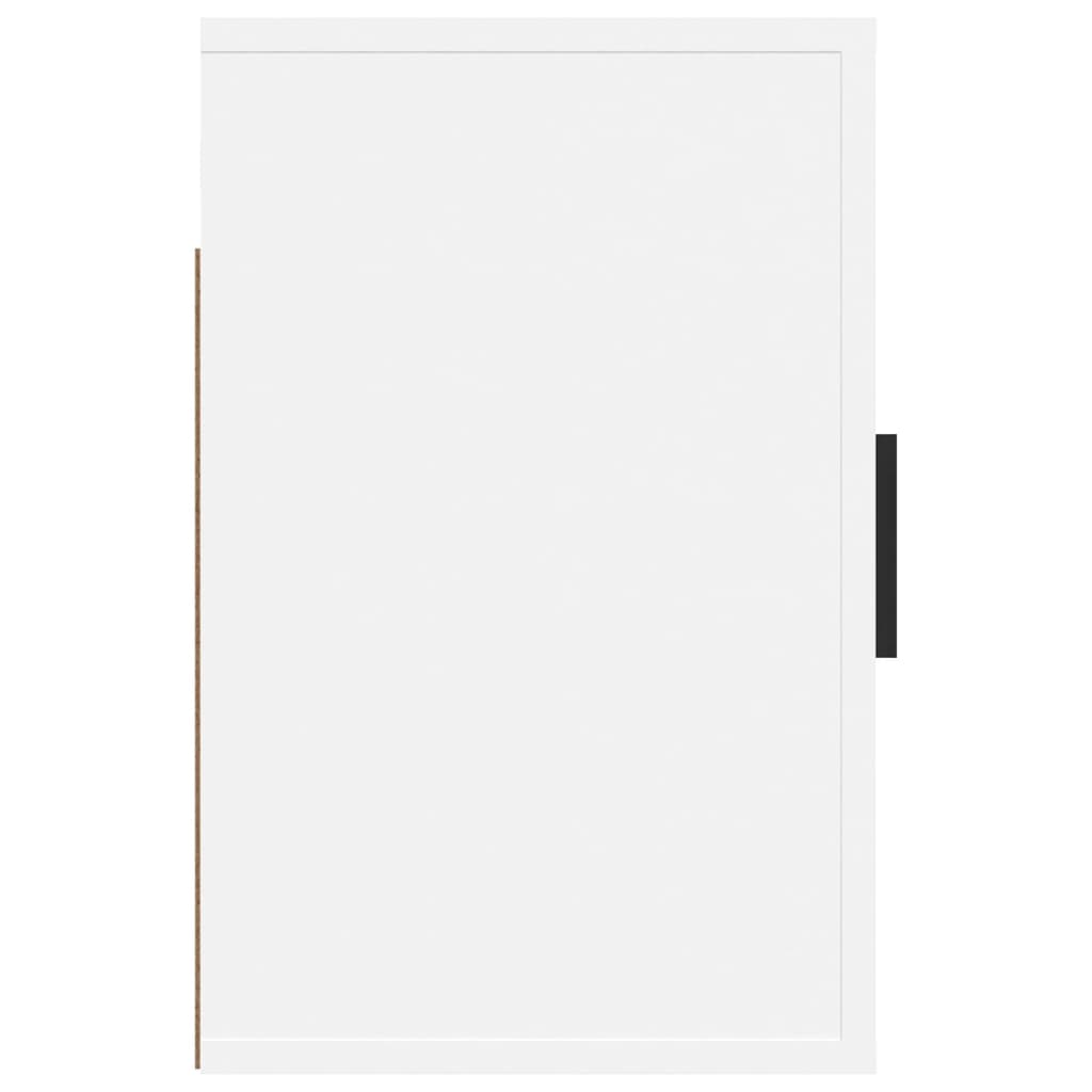 vidaXL Noptieră de perete, alb, 50x30x47 cm