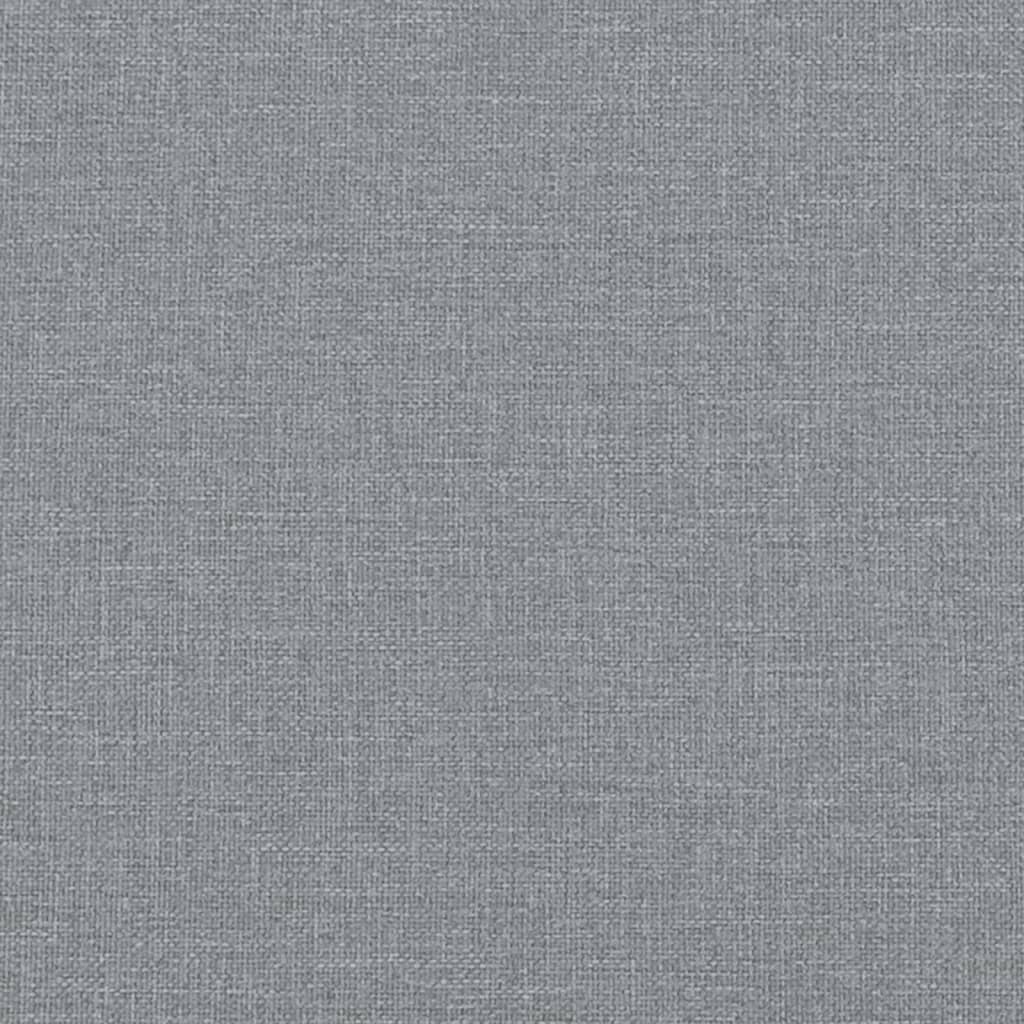 vidaXL Banchetă cu perne, gri deschis, 113x64,5x75,5 cm, textil